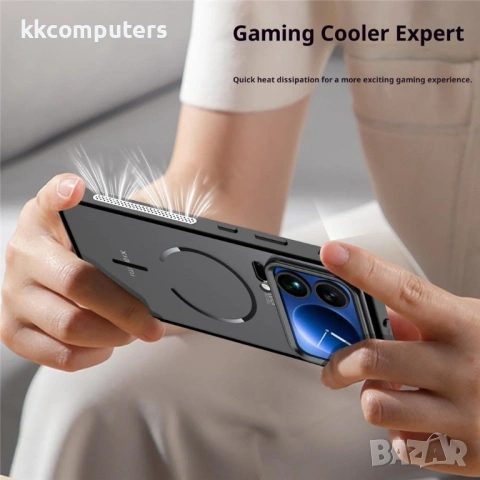 Магнитен Калъф за Xiaomi 17 Pro - Алуминий+PC, Pop-Up ключалка, 4 цвята, снимка 10 - Калъфи, кейсове - 53888555