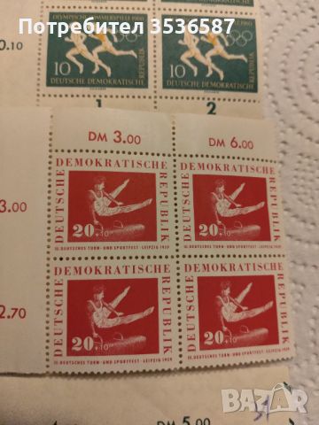 Пощенски марки 1959,1960 г.гдр., снимка 4 - Филателия - 45702412