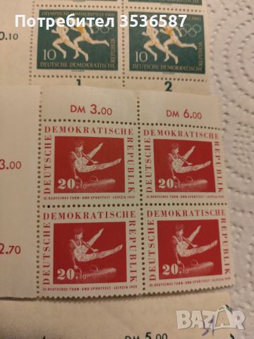 Продавам Пощенски марки 1959,1960 г.гдр., снимка 4 - Филателия - 45702412