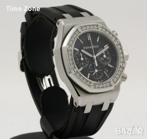 Audemars Piguet Royal Oak Offshore 37mm Steel White Diamond Дамски Различни Цветове, снимка 8 - Дамски - 54047398