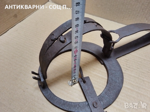 Стар Кован Капан За Животни / НОМЕР 4., снимка 14 - Антикварни и старинни предмети - 52994245