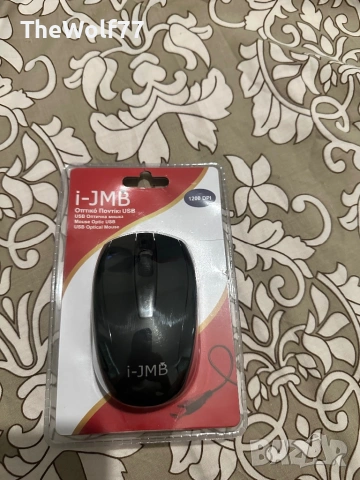 Продавам геймърска мишка i-JMB в добро визуално състояние. Мишката е с интересен дизайн с “cracked” , снимка 4 - Клавиатури и мишки - 53391420