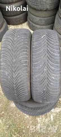 2бр зимни гуми 215/60R16 Michelin, снимка 1 - Гуми и джанти - 47297586