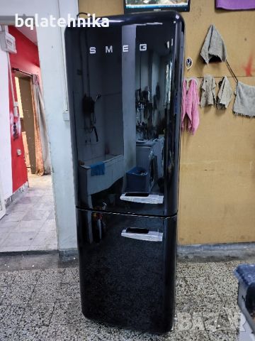 черен ретро хладилник smeg fab32nes7 , снимка 4 - Хладилници - 45224672
