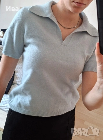 Топ от 100% кашмир, снимка 3 - Корсети, бюстиета, топове - 53696435