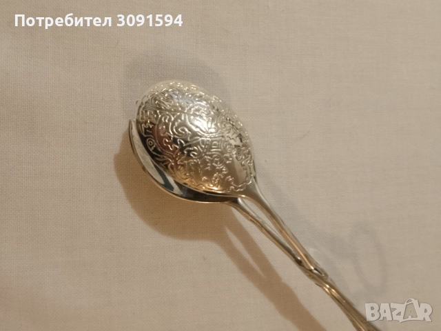 Винтидж посребрена професионална щипка за сервиране , снимка 3 - Други ценни предмети - 52643247