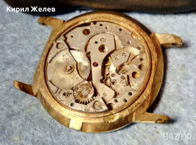 RAKETA MADE in USSR Стар РУСКИ ЧАСОВНИК с ПОЗЛАТА Au РАКЕТА ТЪНЪК МЕХАНИЗЪМ За РЕМОНТ / ЧАСТИ 346341, снимка 5 - Антикварни и старинни предмети - 48288734