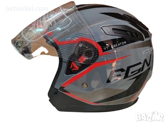 Каска за Мотор/Скутер/АТВ -8882, снимка 3 - Аксесоари и консумативи - 54222518