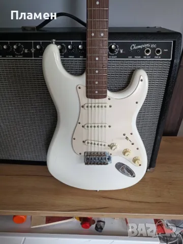 Fender Champion 100wt + китарата, снимка 7 - Китари - 48811658