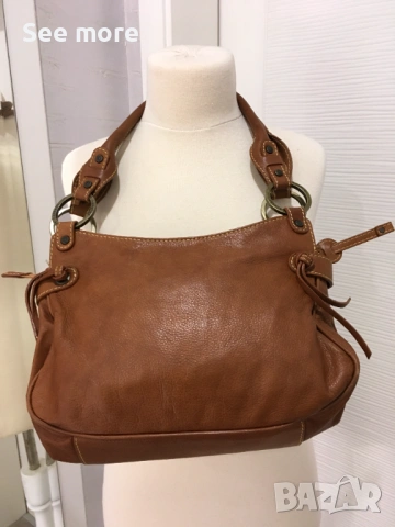 Guy Laroche чанта естествена кожа, снимка 11 - Чанти - 54001524