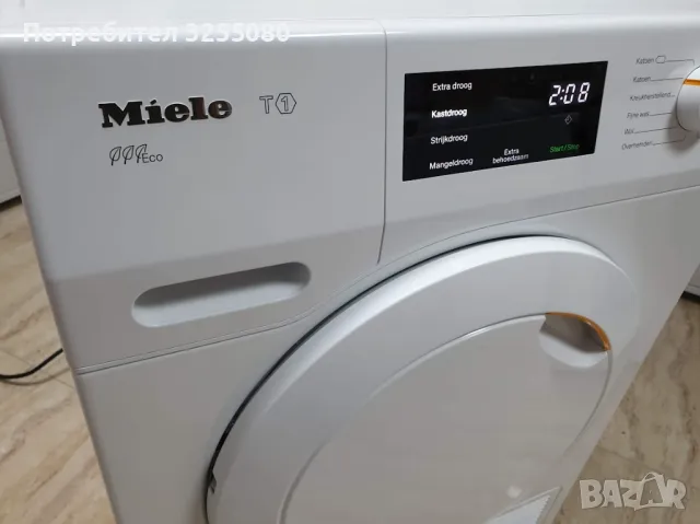 Miele T1 Eco - Сушилня с Термопомпа Миеле 12м Гаранция, снимка 2 - Сушилни - 48288902