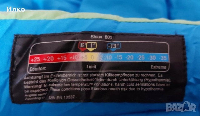 Спален чувал Vaude Sioux 800, снимка 5 - Палатки - 52466618