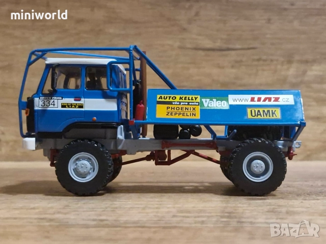 Skoda LIAZ 111.80 Truck Trial Rally - мащаб 1:43 ма DeAgostini моделът е нов в блистер, снимка 2 - Колекции - 52360615