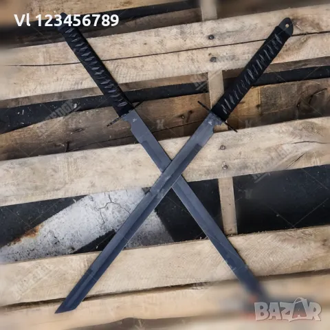 Комплект от 2 Катани Ninja Samurai 26" меч, сабя, снимка 4 - Колекции - 48277843