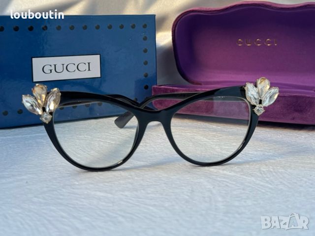 Gucci очила за компютър прозрачни слънчеви диоптрични рамки, снимка 6 - Слънчеви и диоптрични очила - 45186479