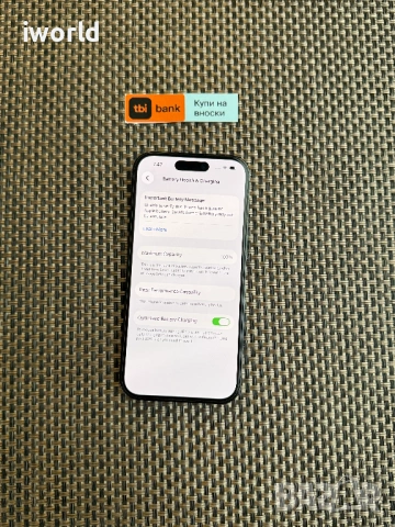 100% Батерия🔋❗️iPhone 14 Pro Лизинг от 15€/мес Space Black 128GB❗️черен, снимка 3 - Apple iPhone - 53633393