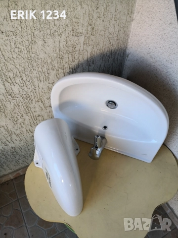 мивка видима, смесител, сифон, ботуша. 