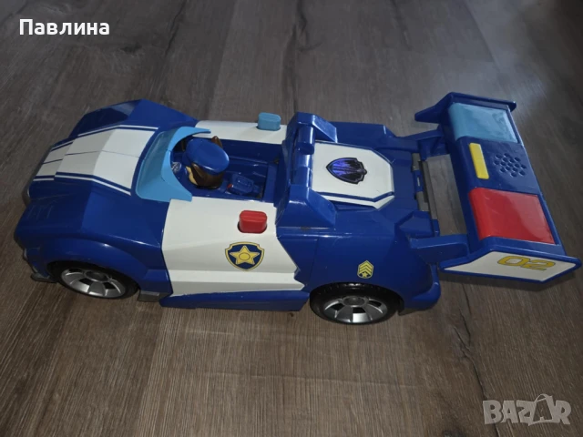 PAW PATROL Трансформиращата се полицейска кола на Чейс, снимка 7 - Коли, камиони, мотори, писти - 51178374