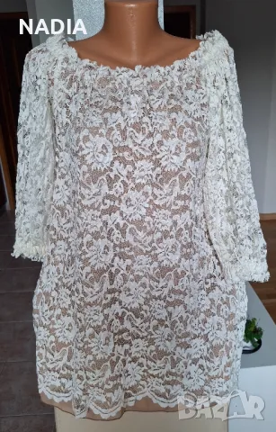 Рокля туника дантела