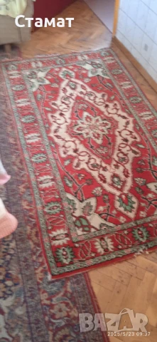 Персийски килим 1.70/0.9 Запазен Има малки забележки в двата края, снимка 7 - Други - 51116512