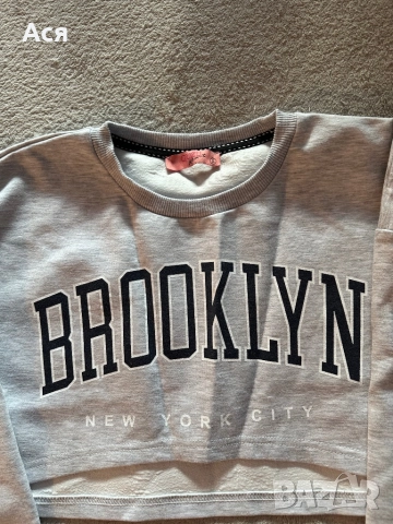 Къса блузка с дълъг ръкав, снимка 2 - Блузи с дълъг ръкав и пуловери - 52875305