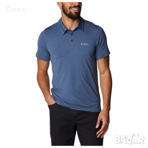 Мъжка тениска Columbia Tech Trail Polo Shirt, Размер L-XL, снимка 1 - Тениски - 46434936