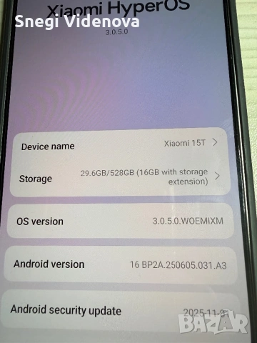 XiaoMi 15T 5G (12/512), снимка 4 - Xiaomi - 54221519