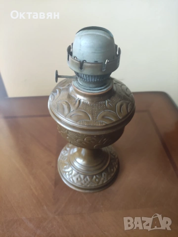 Гасена лампа бронз/месинг/мед, снимка 5 - Антикварни и старинни предмети - 53832794