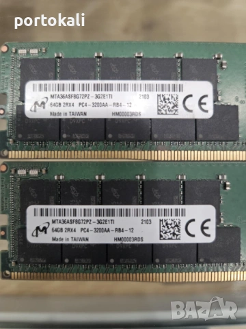 64GB ECC DDR4 RAM 3200MHz RDIMM SERVER сървърна РАМ памет , снимка 2 - RAM памет - 53420280