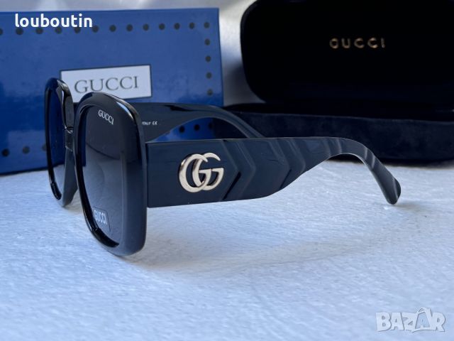 Gucci 2024 дамски слънчеви очила квадратни, снимка 12 - Слънчеви и диоптрични очила - 46505892