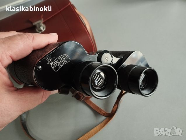 ПРОМО ТОП Немски Бинокъл Carl Zeiss Jena Binoctar 7x50--ГДР, снимка 3 - Екипировка - 46690494