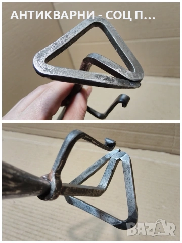 Стар Кован Инструмент За Жигосване На Добитък / НОМЕР 1780., снимка 8 - Антикварни и старинни предмети - 54001975
