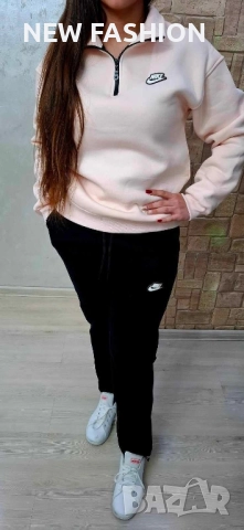 Дамски Ватиран Комплект - лого Гумирано ✨ Nike , снимка 2 - Спортни екипи - 52251385