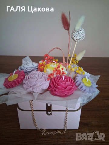 Ароматен букет от натурален пчелен восък 