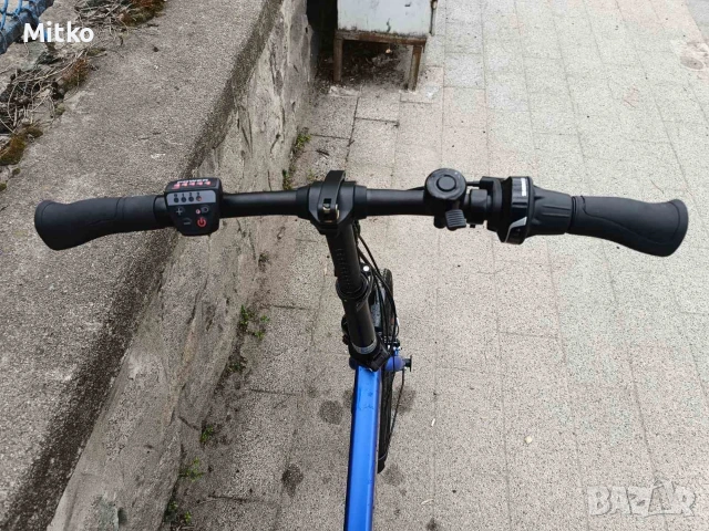 нов 20 цола електрически алуминиев велосипед с 7 скорости усилени капли чисто нов , снимка 16 - Велосипеди - 54223985