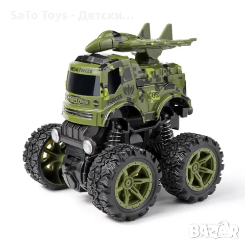 Детска количка, Мини джип, 360 градусово завъртане, Повдигаща се , снимка 3 - Коли, камиони, мотори, писти - 50081073