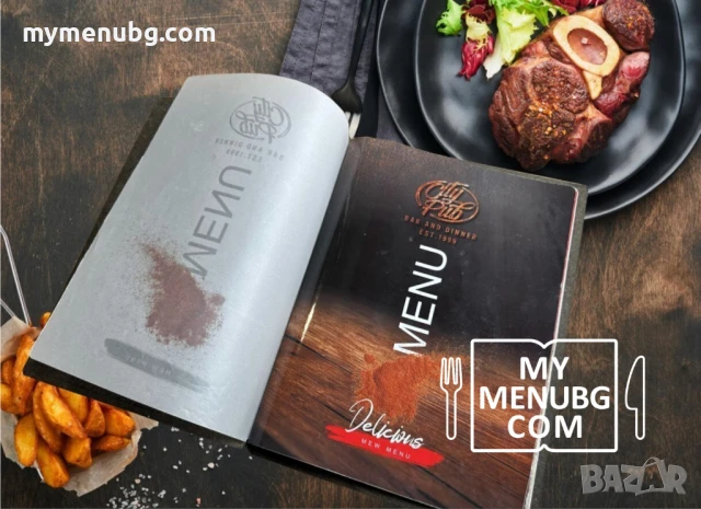 Кожени менюта и папки, Сметници кожа, QR Стойки, QR Меню, Цени в ЕURO, снимка 3 - Обзавеждане за заведение - 50800596