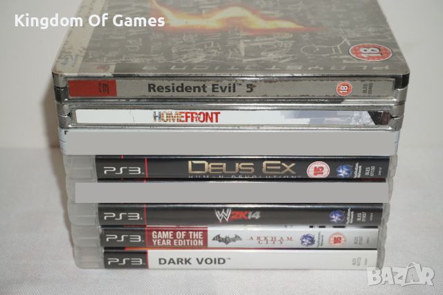 Игри за PS3 Resident Evil 5 Steelbook/Homefront Steelbook/Batman/Deus Ex/Dark Void/WWE, снимка 12 - Игри за PlayStation - 44040663