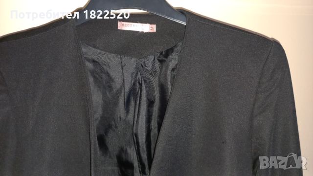 Черно елегантно сако, снимка 4 - Сака - 45806181
