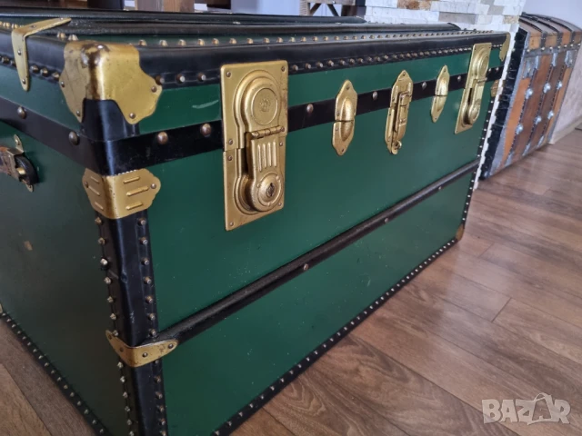 Стар сандък/ракла/скрин/куфар два броя, снимка 4 - Антикварни и старинни предмети - 51078388