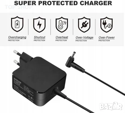 45W AC адаптер зарядно за лаптоп Asus Q405U Q302L X202E Q406DA E203M UX360C Q504UA Q304U S200E X201E, снимка 10 - Лаптоп аксесоари - 49308498