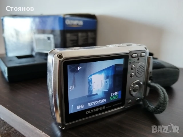 Подводна камера OLYMPUS Stylus 725 SW 7.1 MP Waterproof  , снимка 11 - Фотоапарати - 47299509