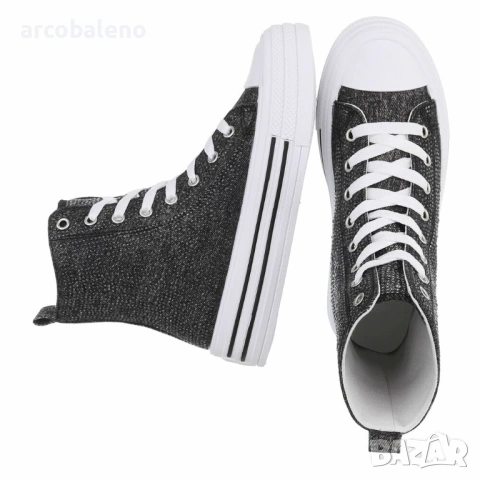 Дамски високи кецове, 3цвята , снимка 4 - Кецове - 53523806