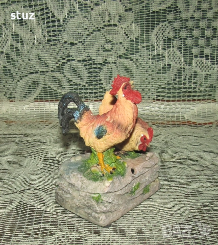 Музикално украшение със сензор за движение Петел и Кокошка, снимка 3 - Музикални играчки - 53976218