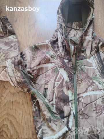 mens outdoor camouflage skin jacket wilderness - ловно софтшел яке КАТО НОВО ХЛ, снимка 10 - Якета - 53406156
