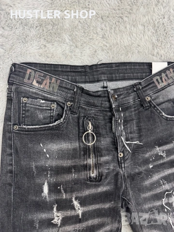 Мъжки дънки DSQUARED2 SLIM FIT. Размер S, снимка 3 - Дънки - 54239308