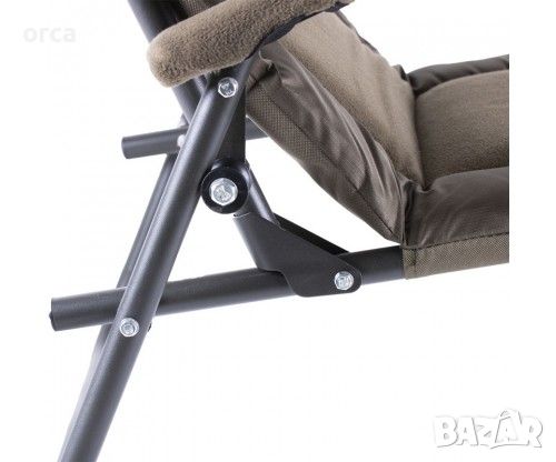 Шаранджийски стол - кресло 125 кг. Faith Carp Lounge Chair S, снимка 3 - Такъми - 46650167