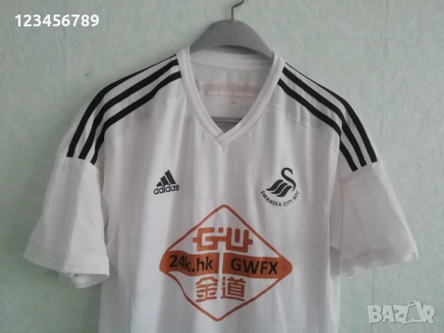 Swansea City Adidas Adizero оригинална тениска фланелка Суонзи размер L, снимка 3 - Тениски - 50869710