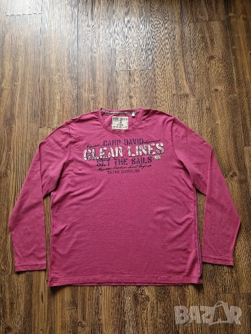Страхотен мъжки суитчър блуза CAMP DAVID размер 3XL