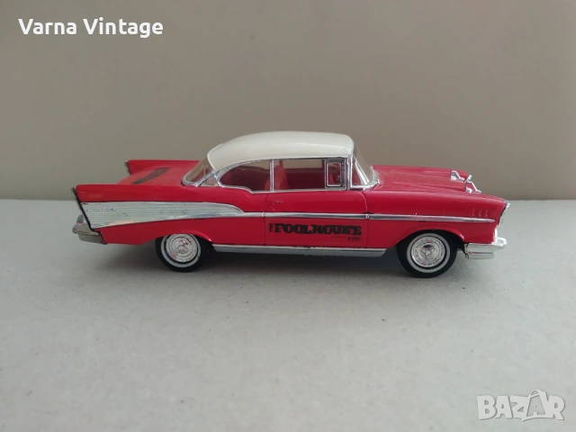 Колекционерска количка модел  Matchbox Dinky DY-2 1957 Chevrolet Bel Air. мащаб 1:43., снимка 3 - Колекции - 54199843